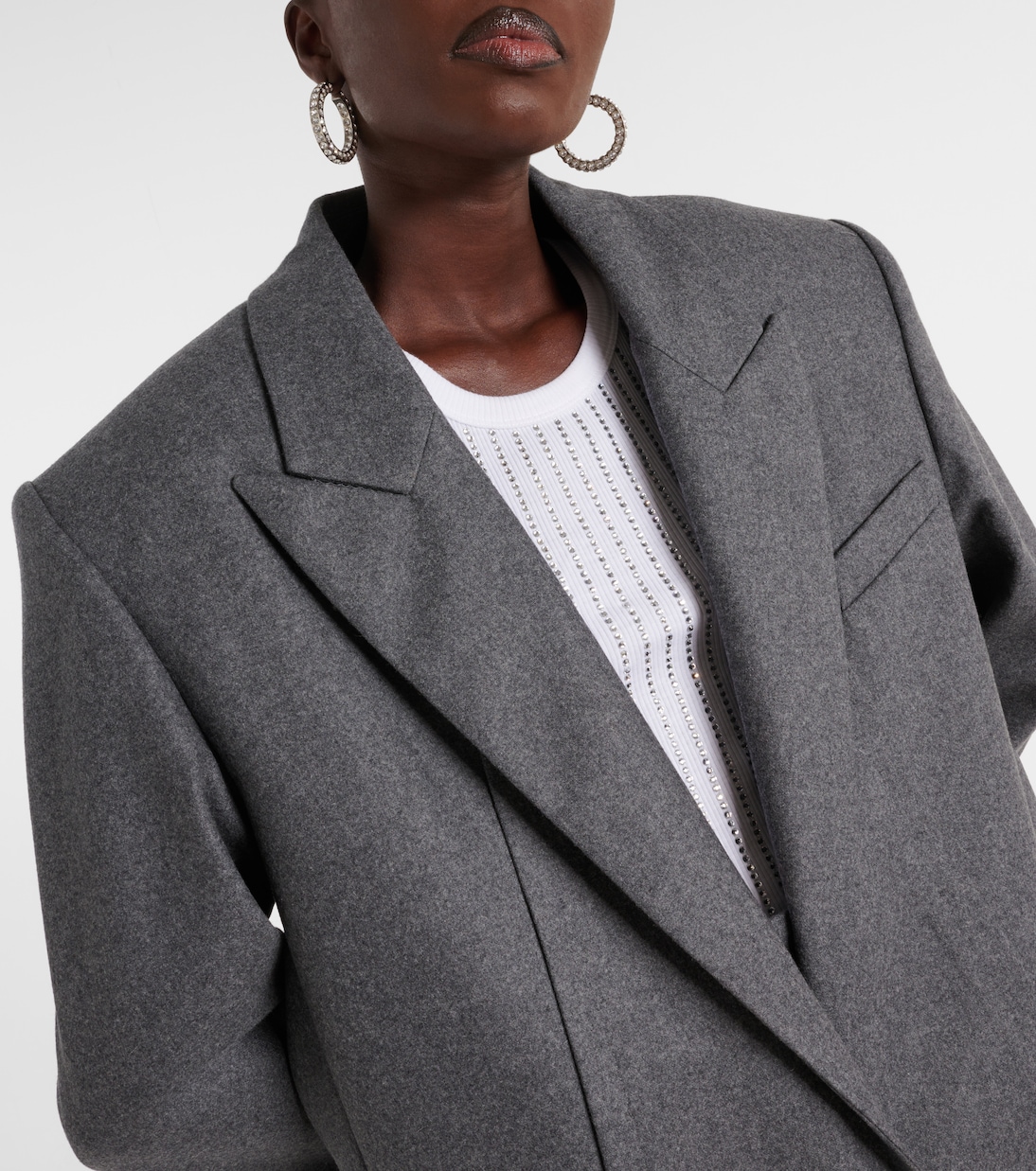Blazer aus einem Wollgemisch | The Attico
