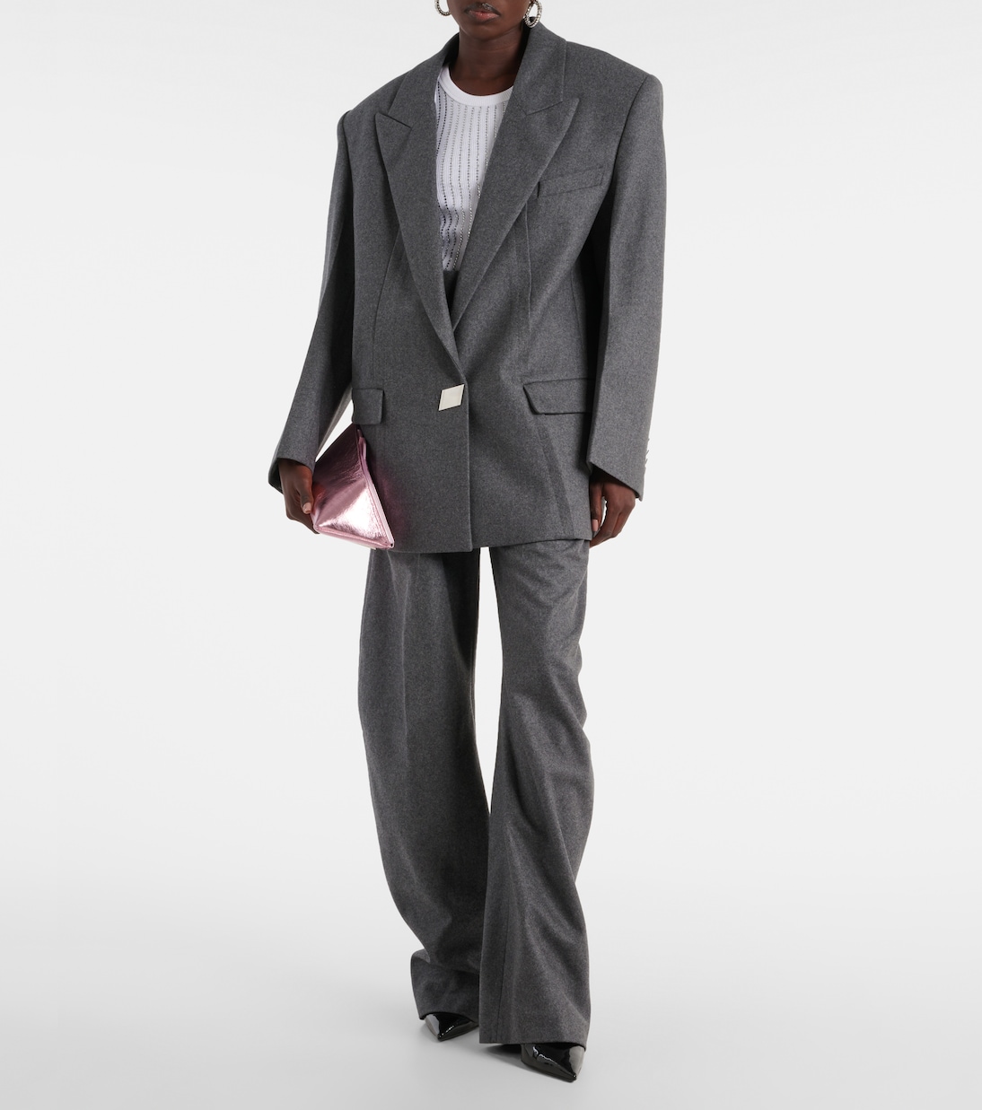 Blazer aus einem Wollgemisch | The Attico