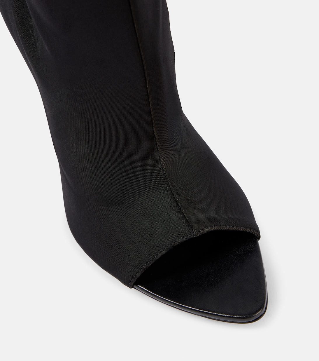 Peep toe ankle sock boots on sale
