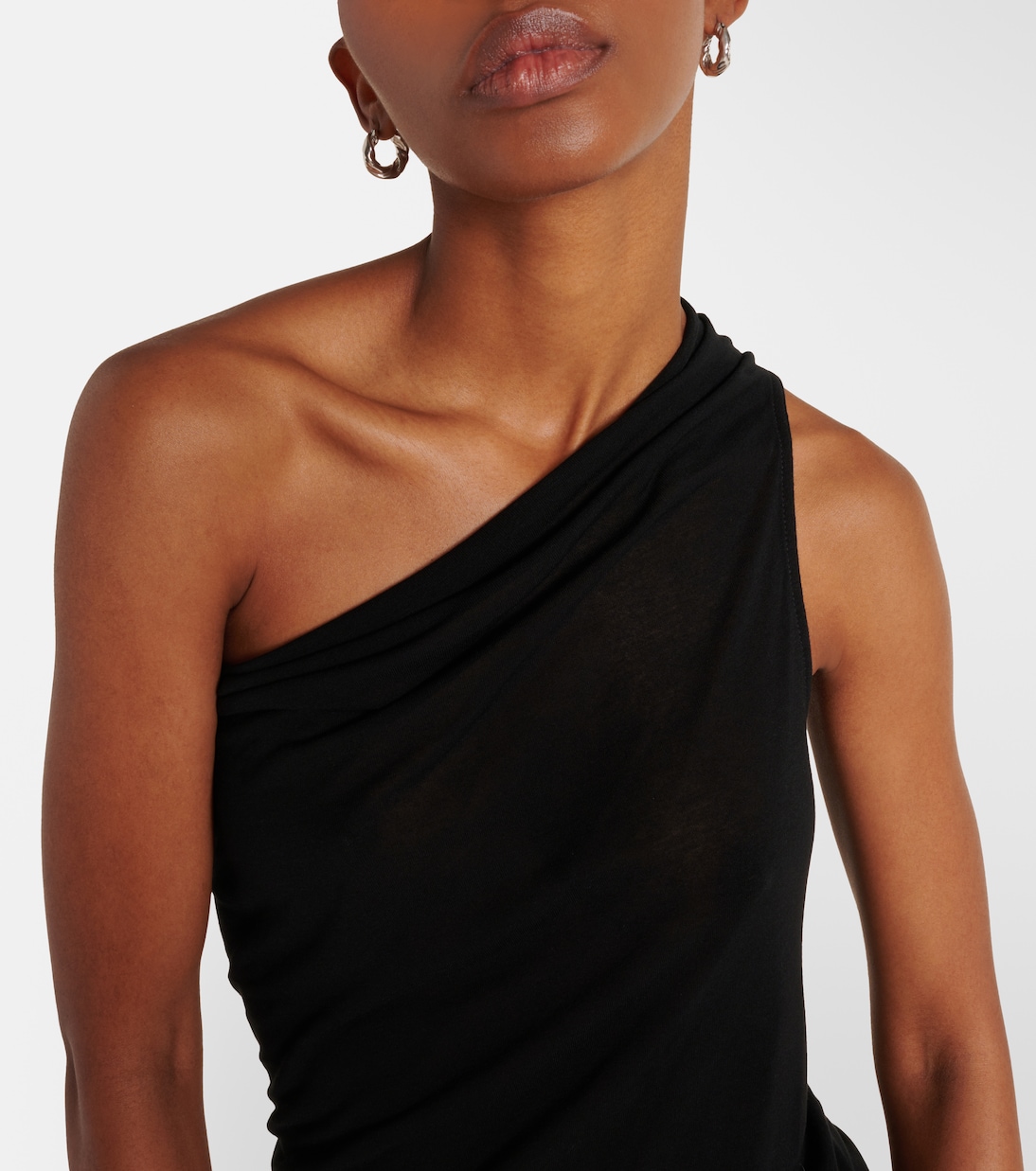 Athena one-shoulder jersey top | Rick Owens