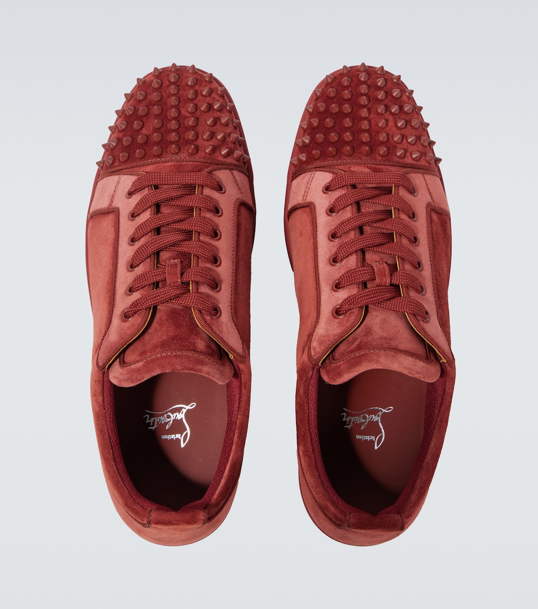 Louis Junior Spikes suede sneakers | Christian Louboutin