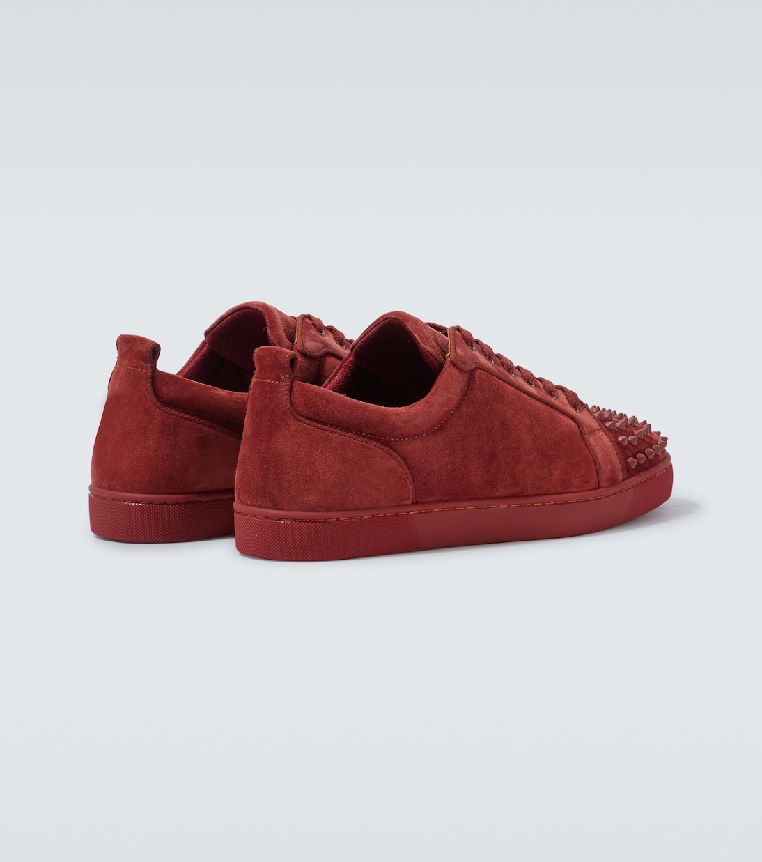 Louis Junior Spikes suede sneakers | Christian Louboutin