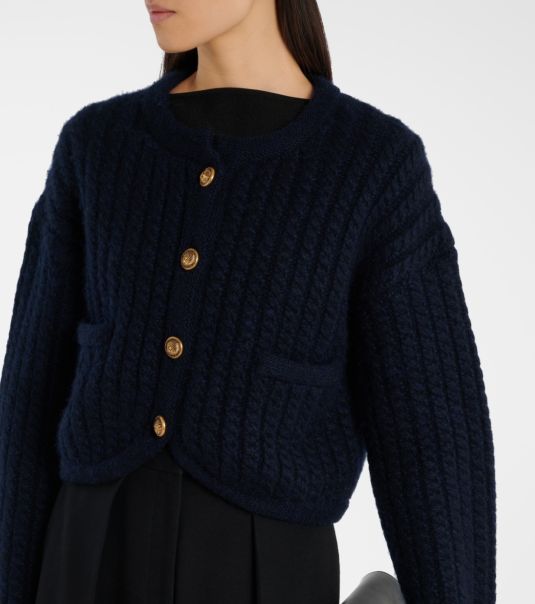 Cardigan Balser in cashmere e mohair | Khaite