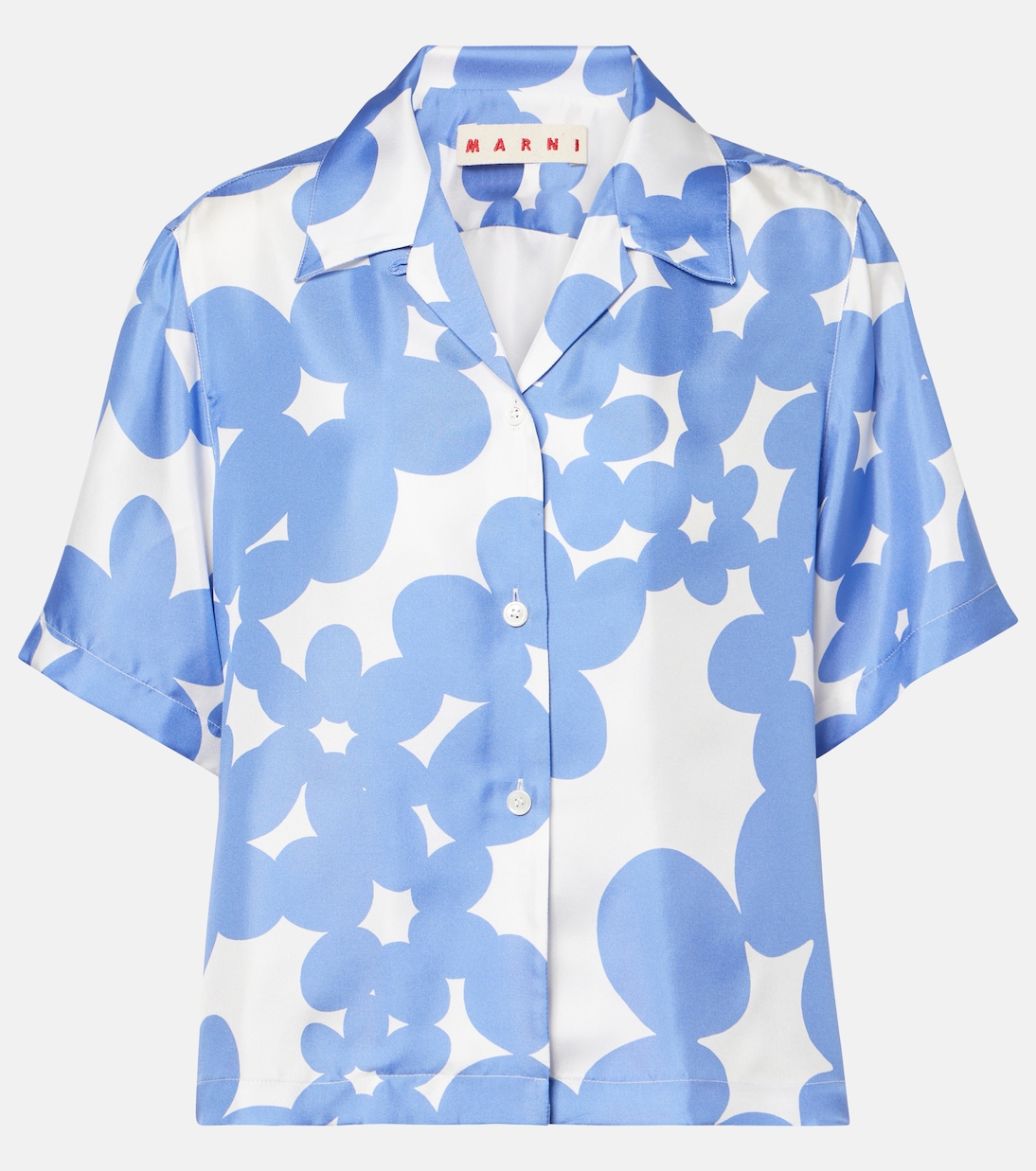 Chemise en soie à fleurs | Marni