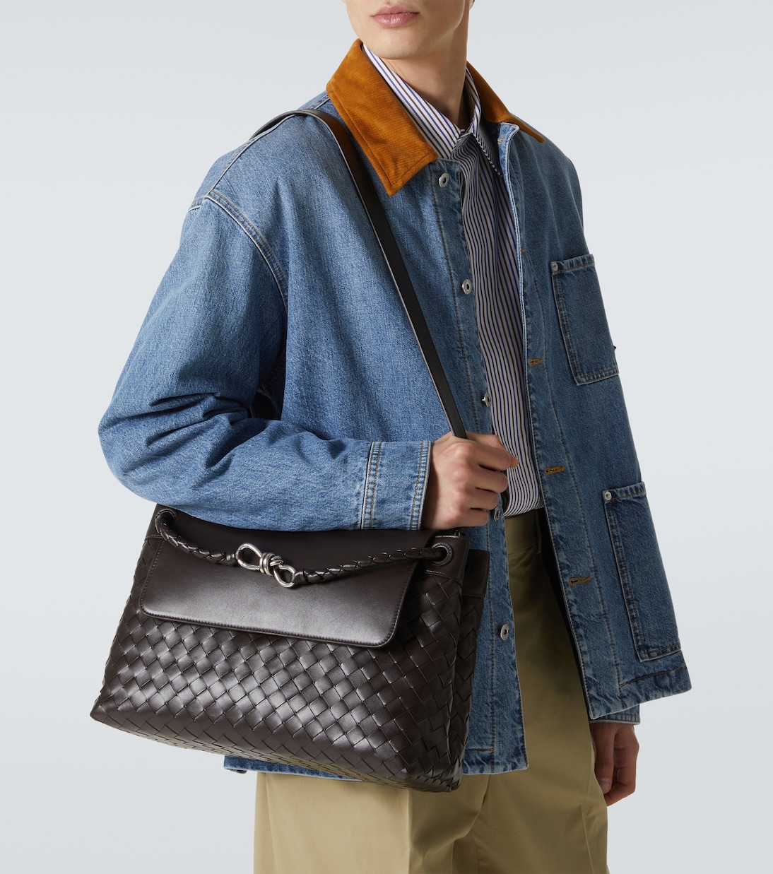 Messenger Bag Andiamo Medium aus Leder | Bottega Veneta