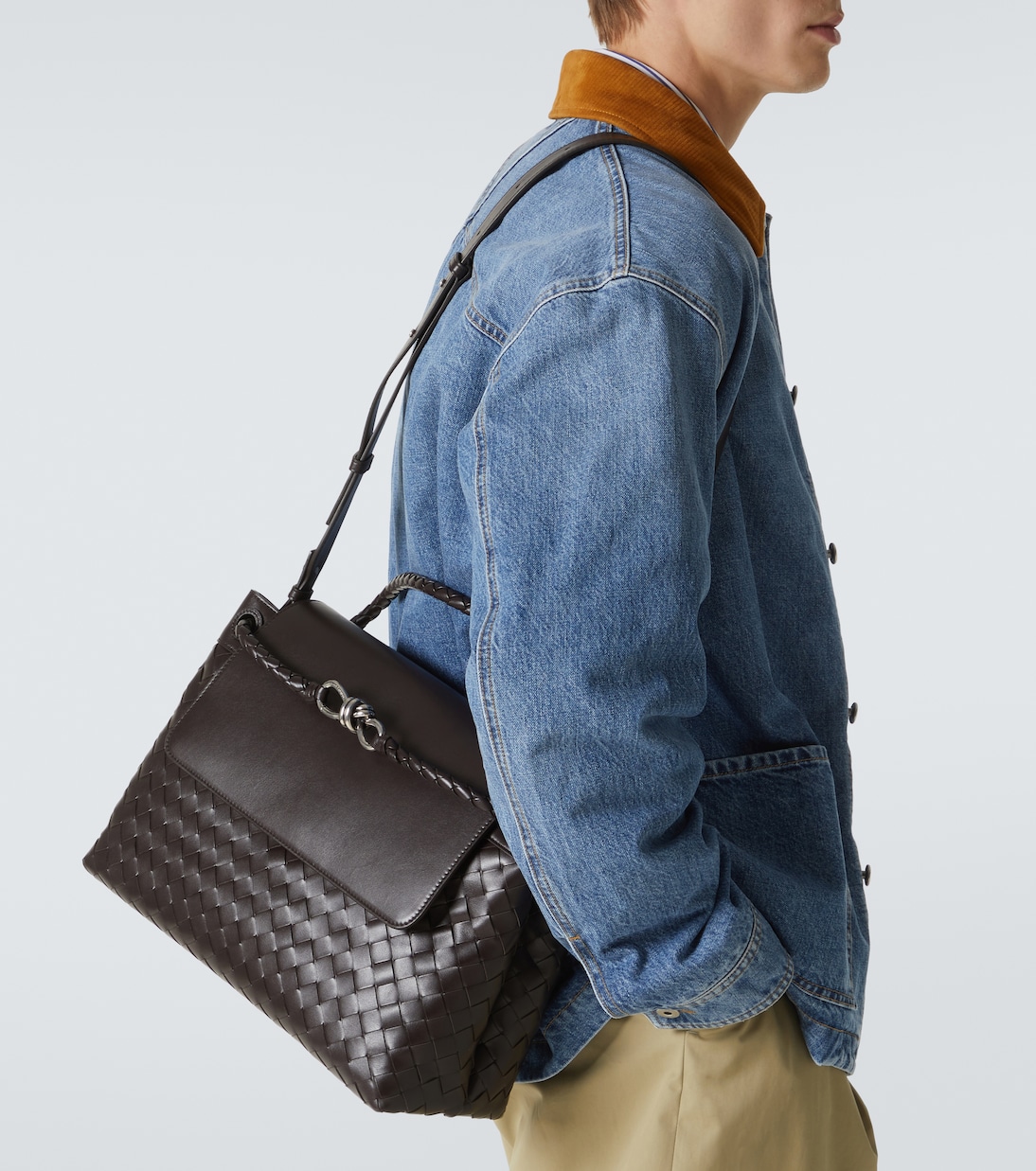 Messenger Bag Andiamo Medium aus Leder | Bottega Veneta
