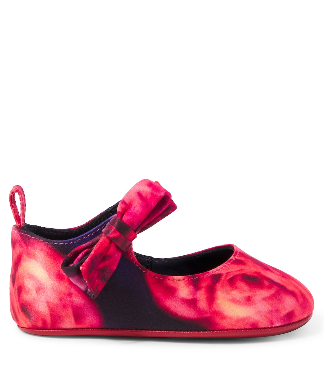 Baby Lou Babe crêpe satin Mary Jane flats | Christian Louboutin Kids