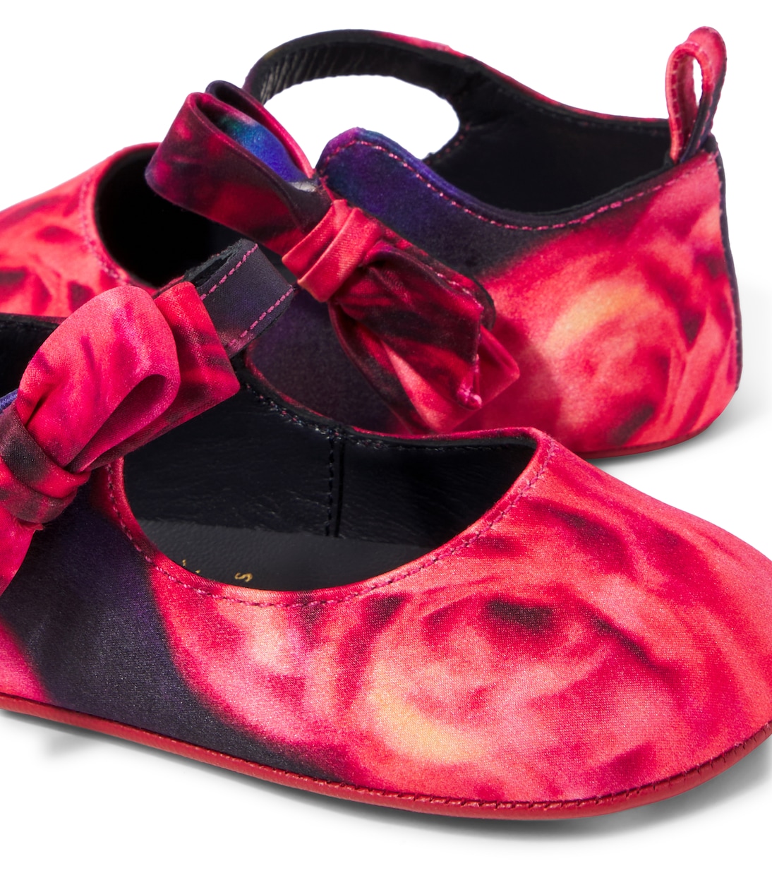 Baby Lou Babe crêpe satin Mary Jane flats | Christian Louboutin Kids