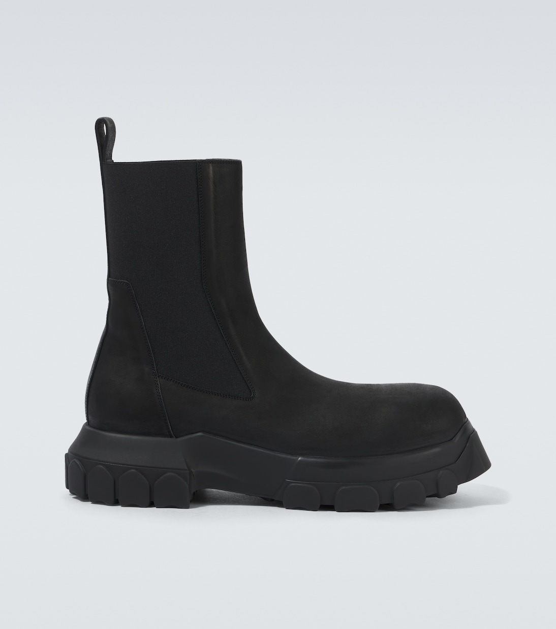 Bottines Chelsea Beatle Tractor en daim | Rick Owens