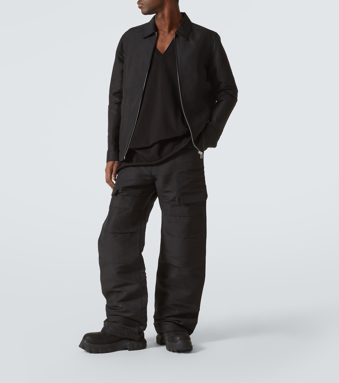 Bottines Chelsea Beatle Tractor en daim | Rick Owens