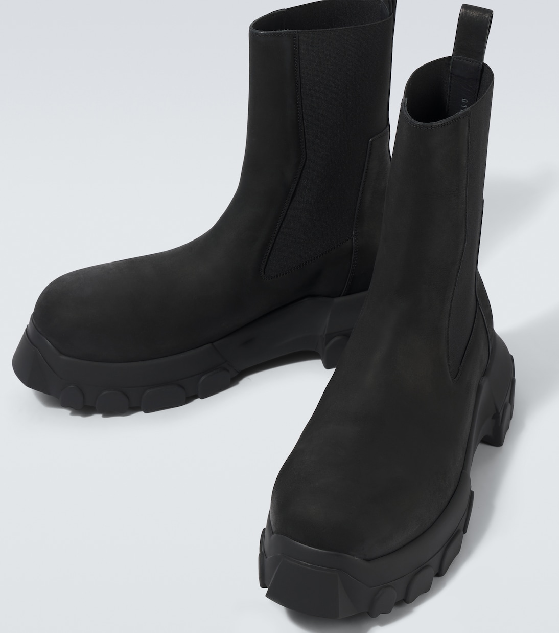 Bottines Chelsea Beatle Tractor en daim | Rick Owens