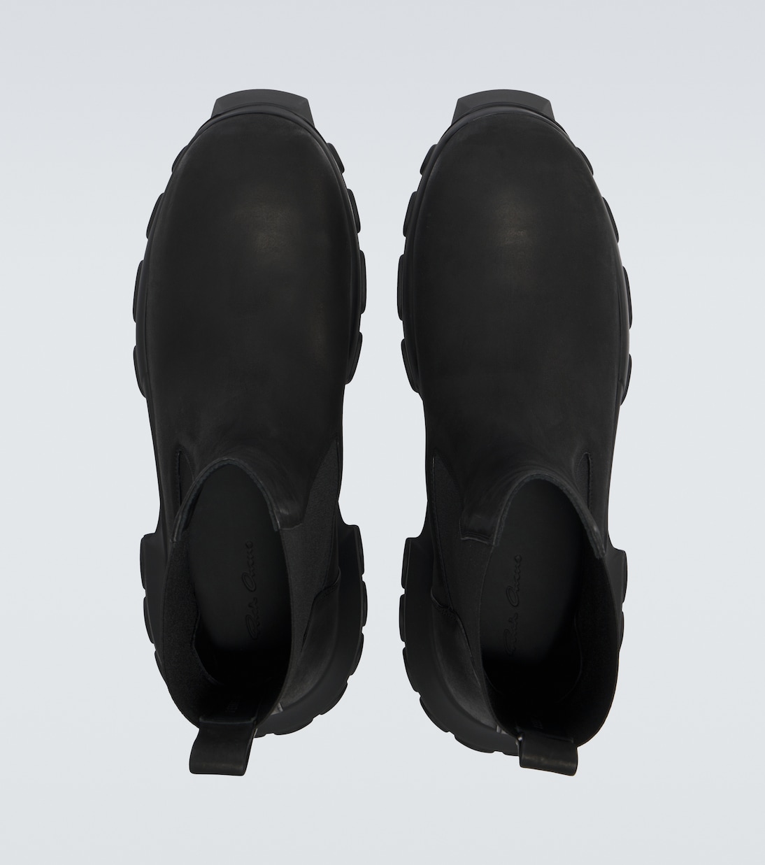 Bottines Chelsea Beatle Tractor en daim | Rick Owens