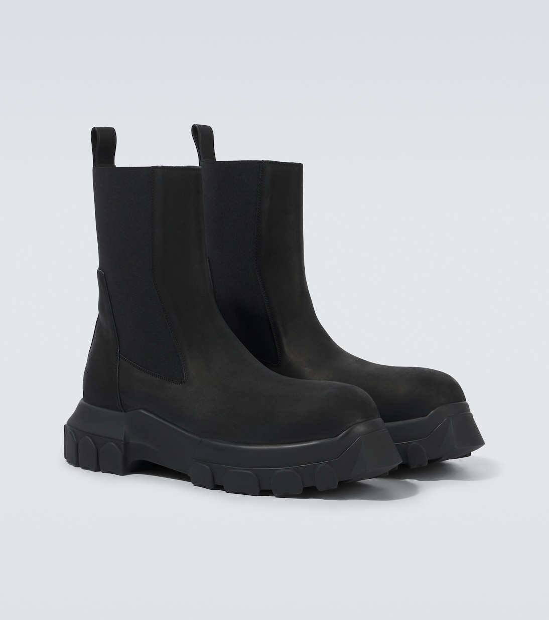 Bottines Chelsea Beatle Tractor en daim | Rick Owens