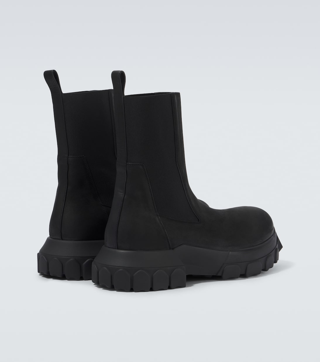Bottines Chelsea Beatle Tractor en daim | Rick Owens