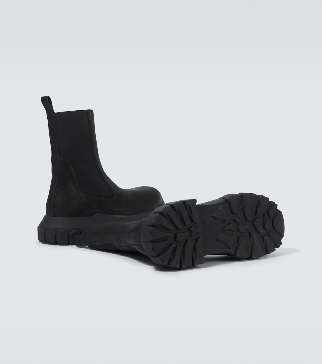 Bottines Chelsea Beatle Tractor en daim | Rick Owens
