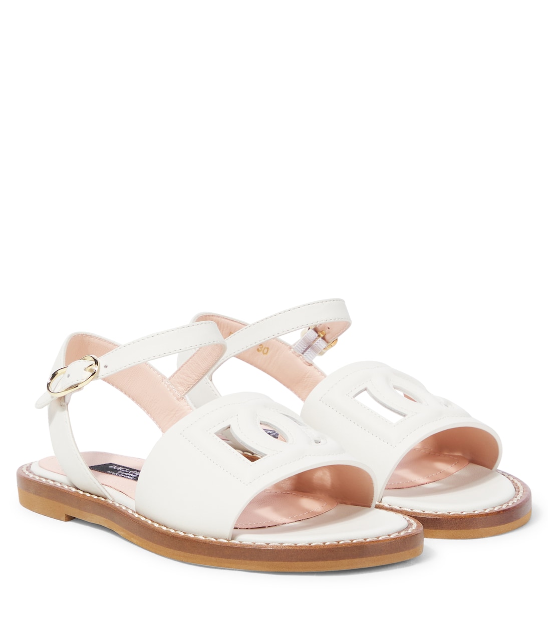 Sandalen aus Leder | Dolce&Gabbana Kids