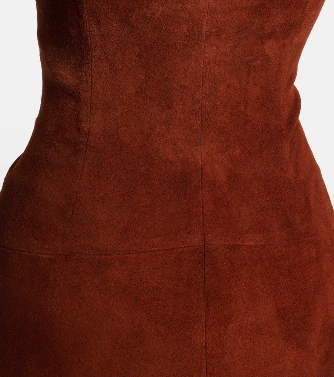 Abito midi Monica in suede | Stouls