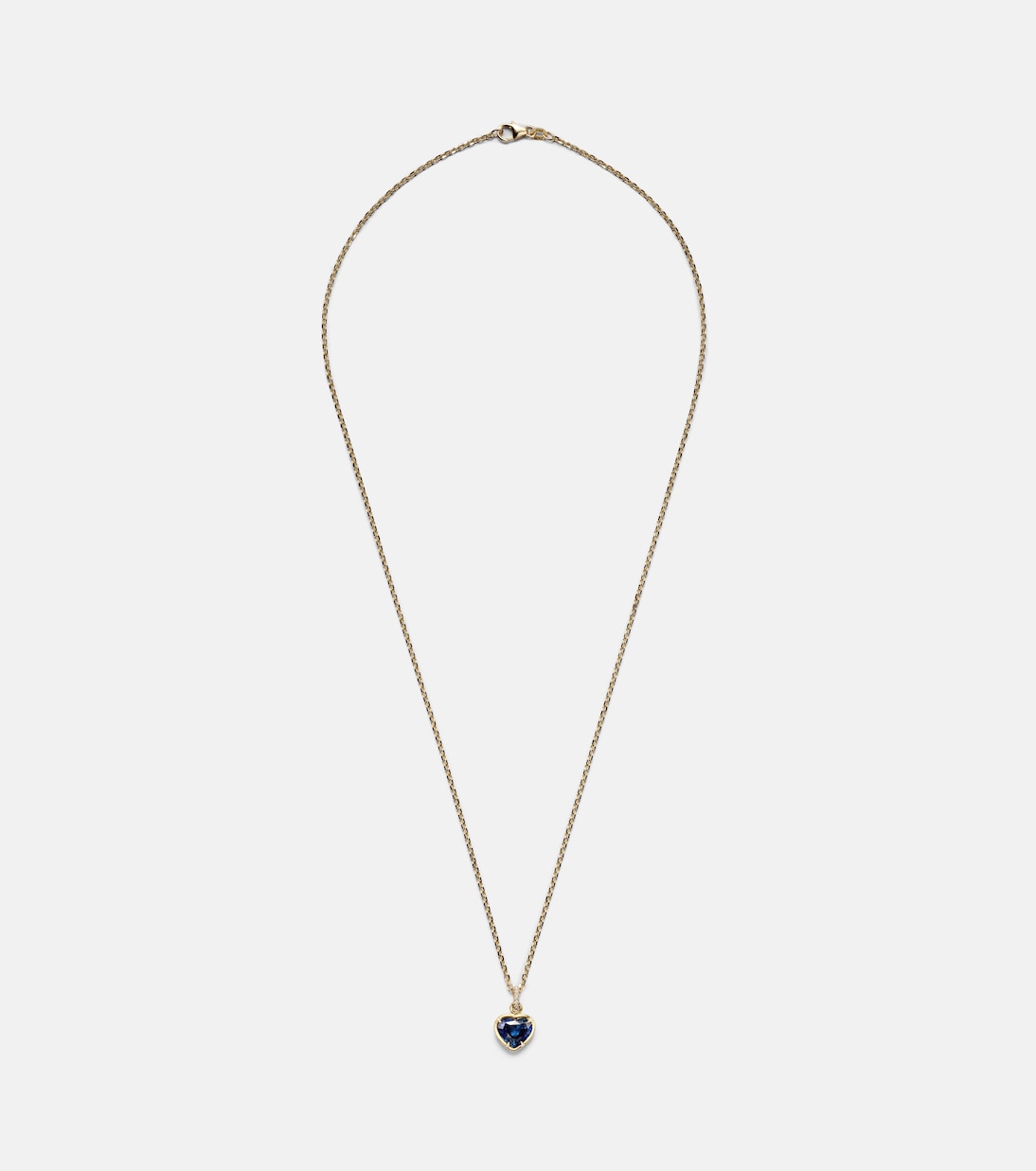 Collana in oro 18kt con zaffiro e diamanti | Anita Ko