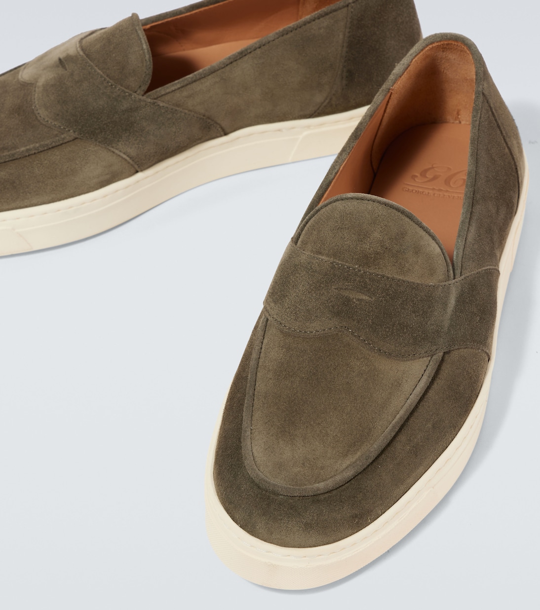 Joey II suede loafers | George Cleverley