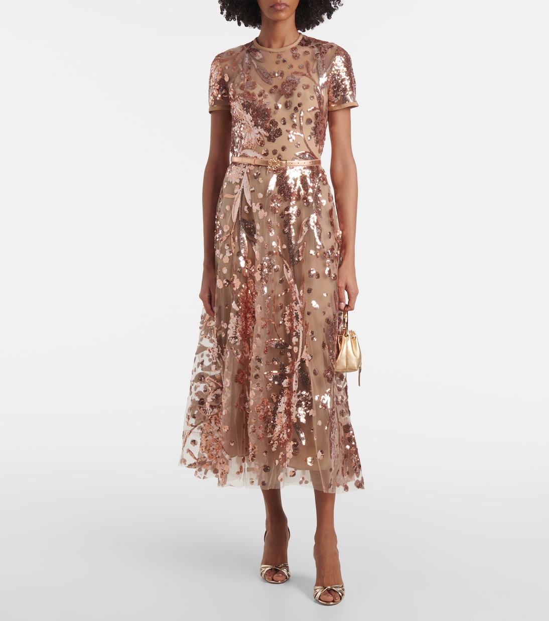 Sequined tulle gown | Elie Saab