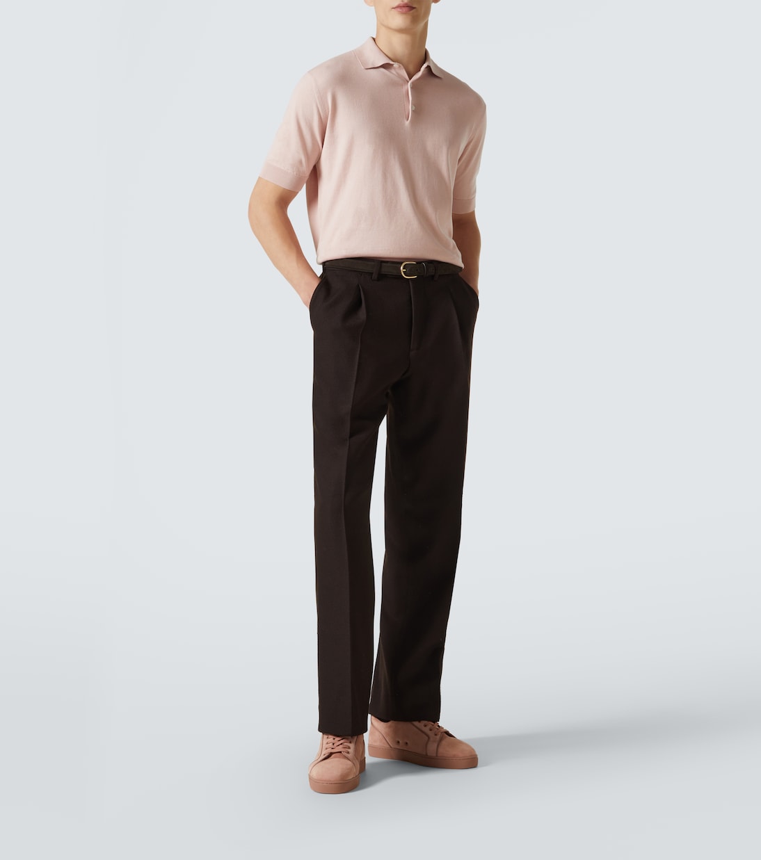 Baskets Louis Junior en daim | Christian Louboutin