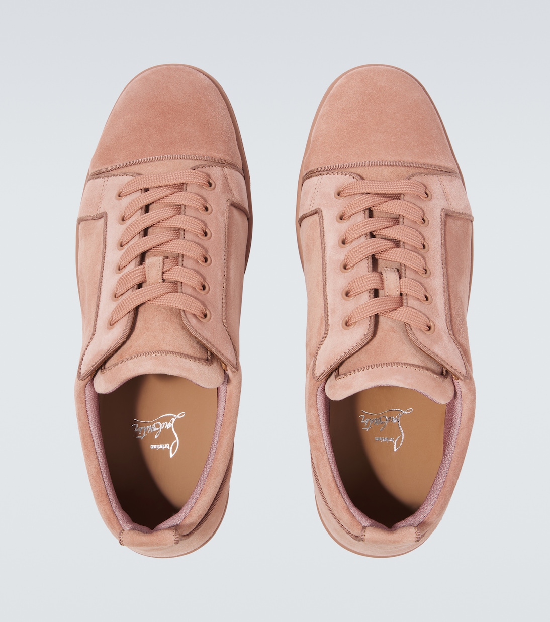 Baskets Louis Junior en daim | Christian Louboutin