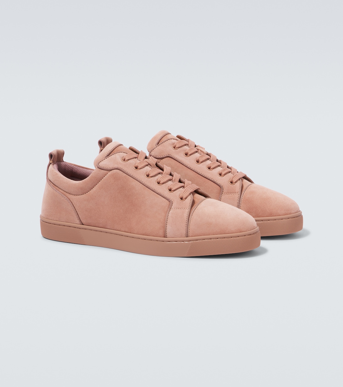 Baskets Louis Junior en daim | Christian Louboutin