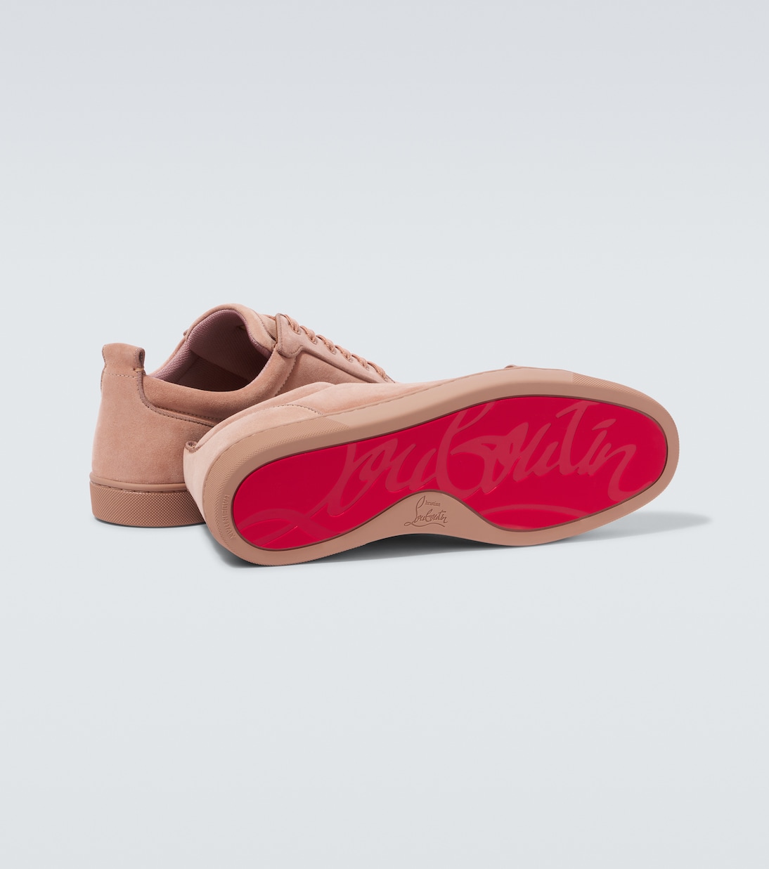 Baskets Louis Junior en daim | Christian Louboutin
