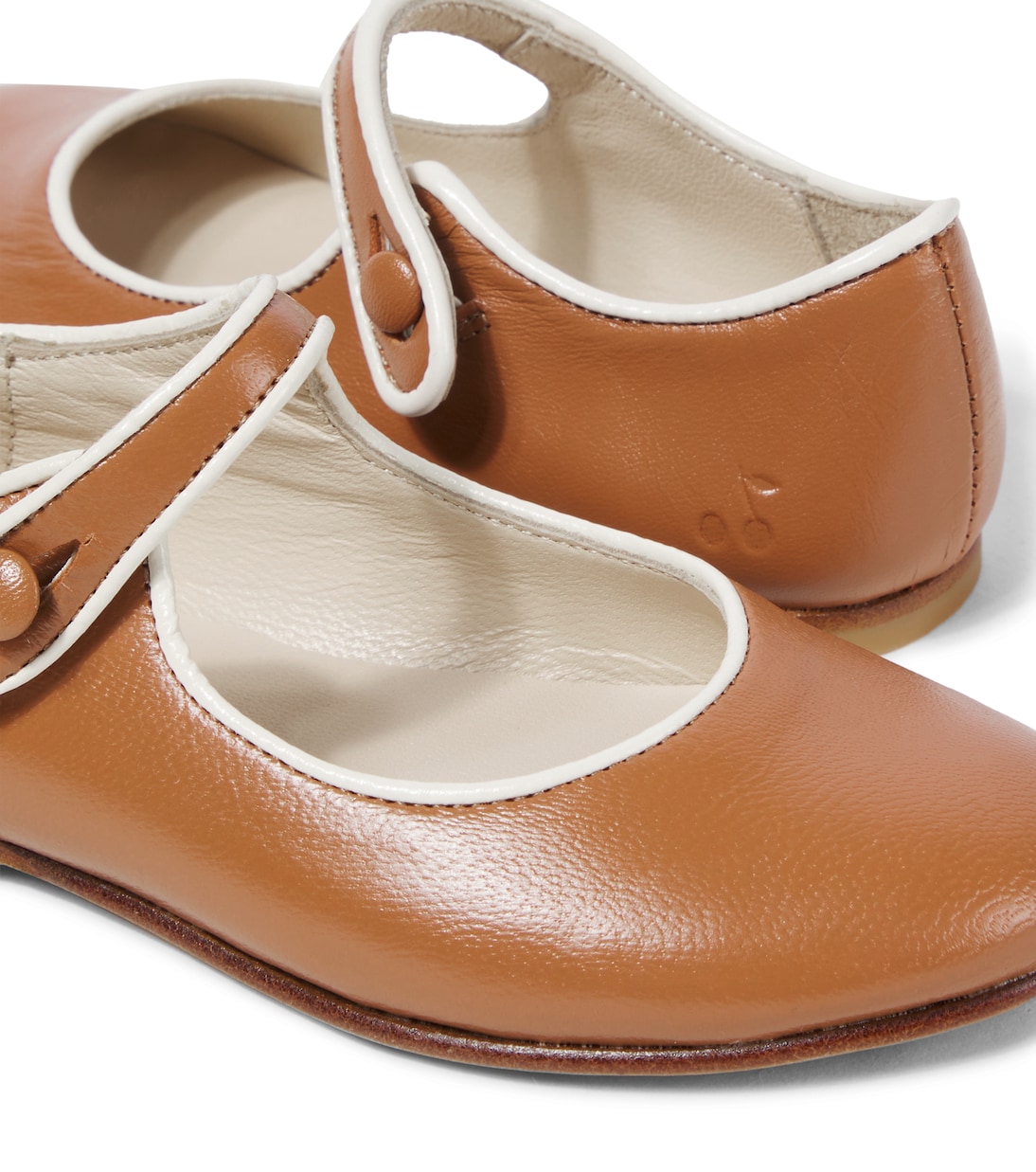 Ella leather Mary Jane flats | Bonpoint