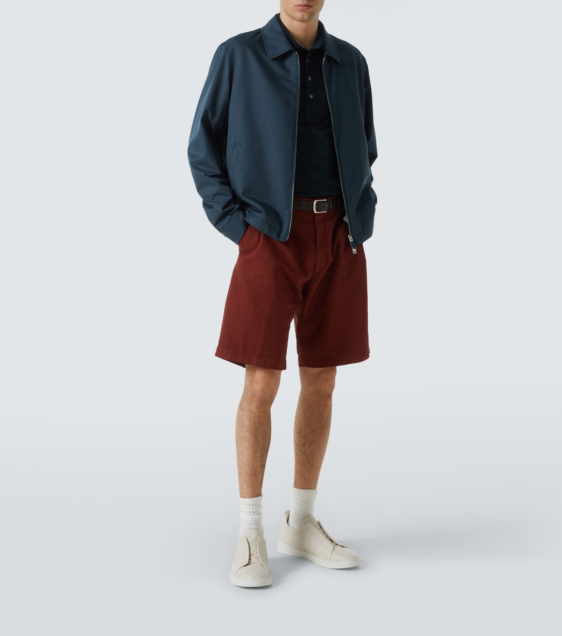 Bermuda-Shorts aus Baumwolle und Leinen | Zegna