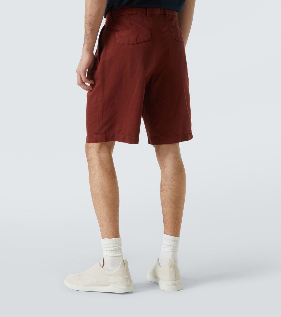 Bermuda-Shorts aus Baumwolle und Leinen | Zegna