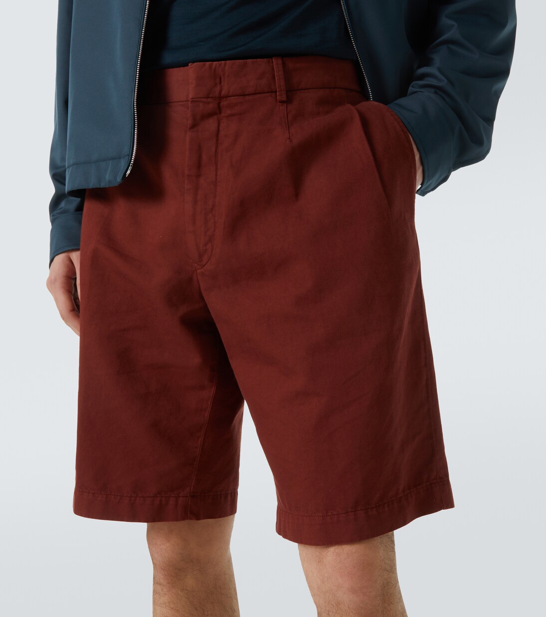 Bermuda-Shorts aus Baumwolle und Leinen | Zegna