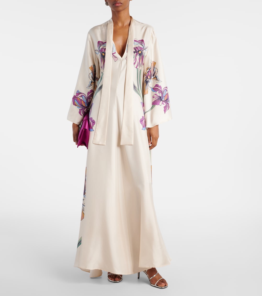 Kaftan Magnifico aus Seiden-Twill | La DoubleJ