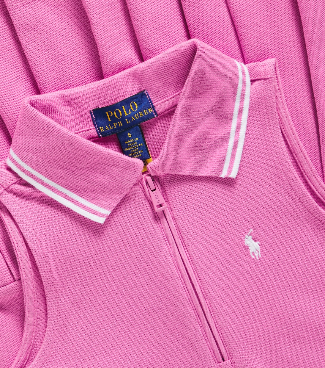 Abito in cotone con zip | Polo Ralph Lauren Kids
