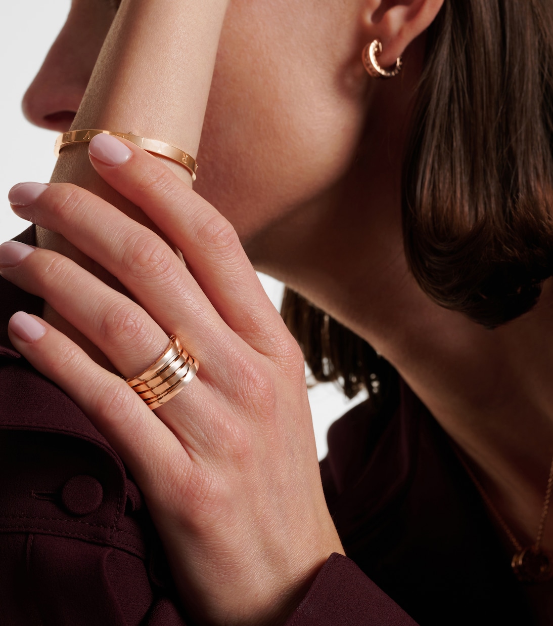 Anello B.zero1 in oro rosa 18kt | Bvlgari