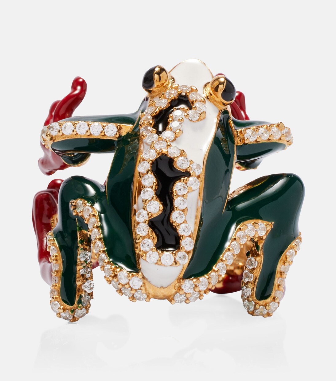 Anello Rana in argento sterling bagnato in oro 18kt | Bottega Veneta