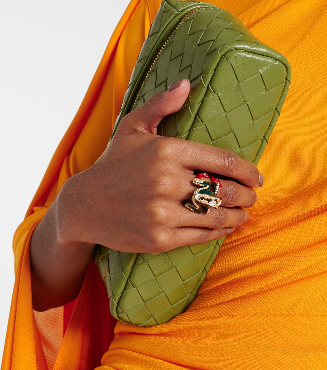 Anello Rana in argento sterling bagnato in oro 18kt | Bottega Veneta