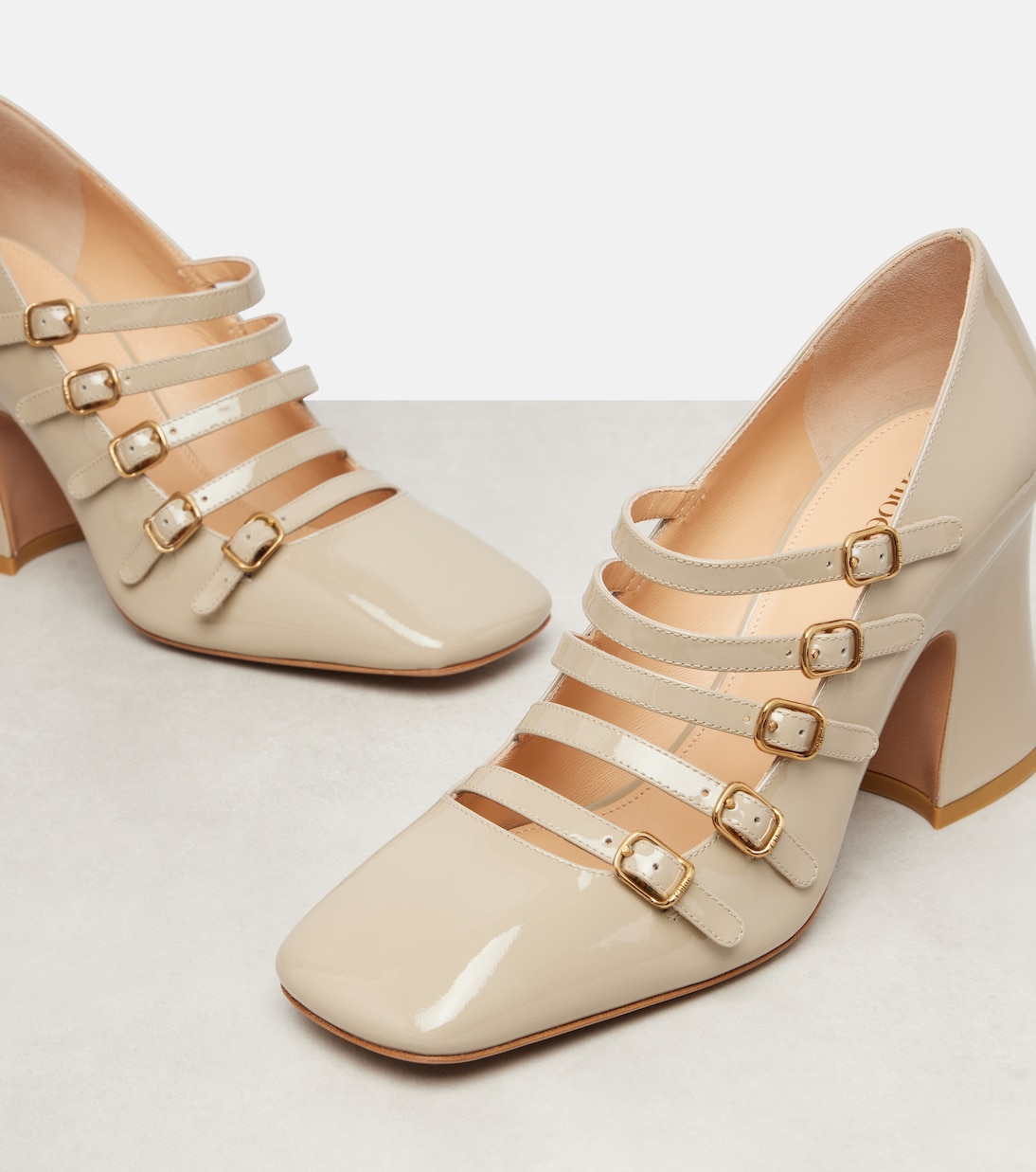 Escarpins Mary Jane Janis 80 en cuir verni | Chloé