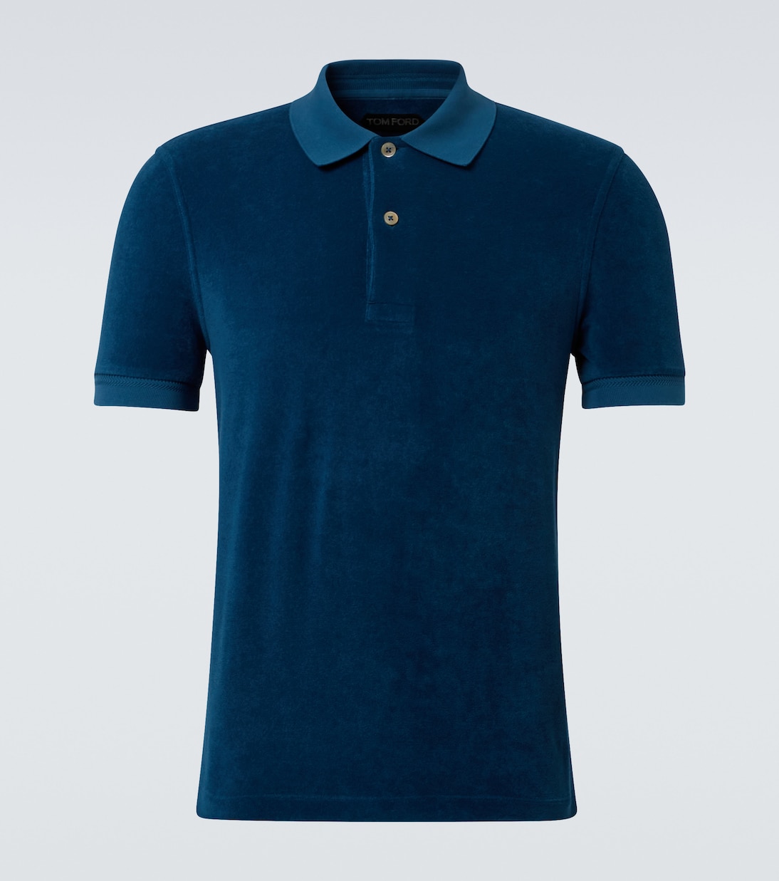 Polo en terciopelo de mezcla de algodón | Tom Ford