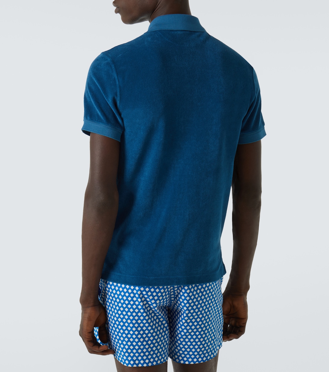 Polo en terciopelo de mezcla de algodón | Tom Ford