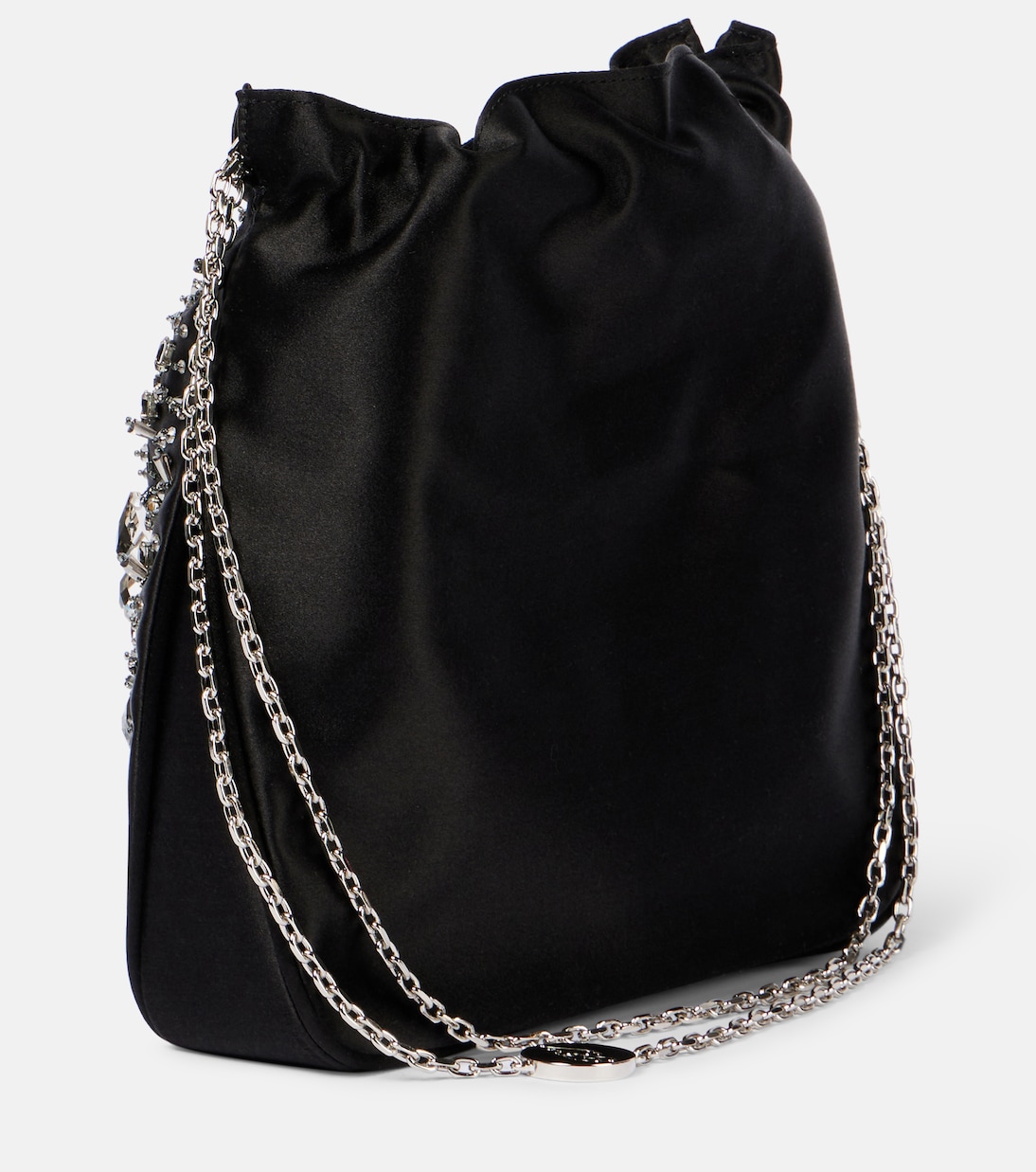 Secchiello Pilgrim Mini in raso | Roger Vivier