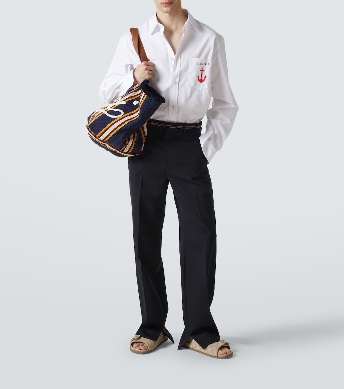 Weite Hose aus Wolle | Gucci