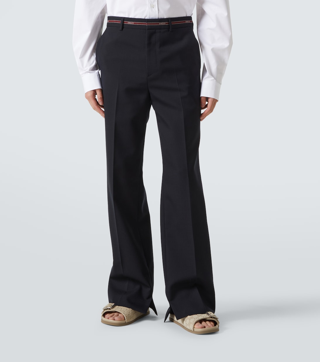 Weite Hose aus Wolle | Gucci