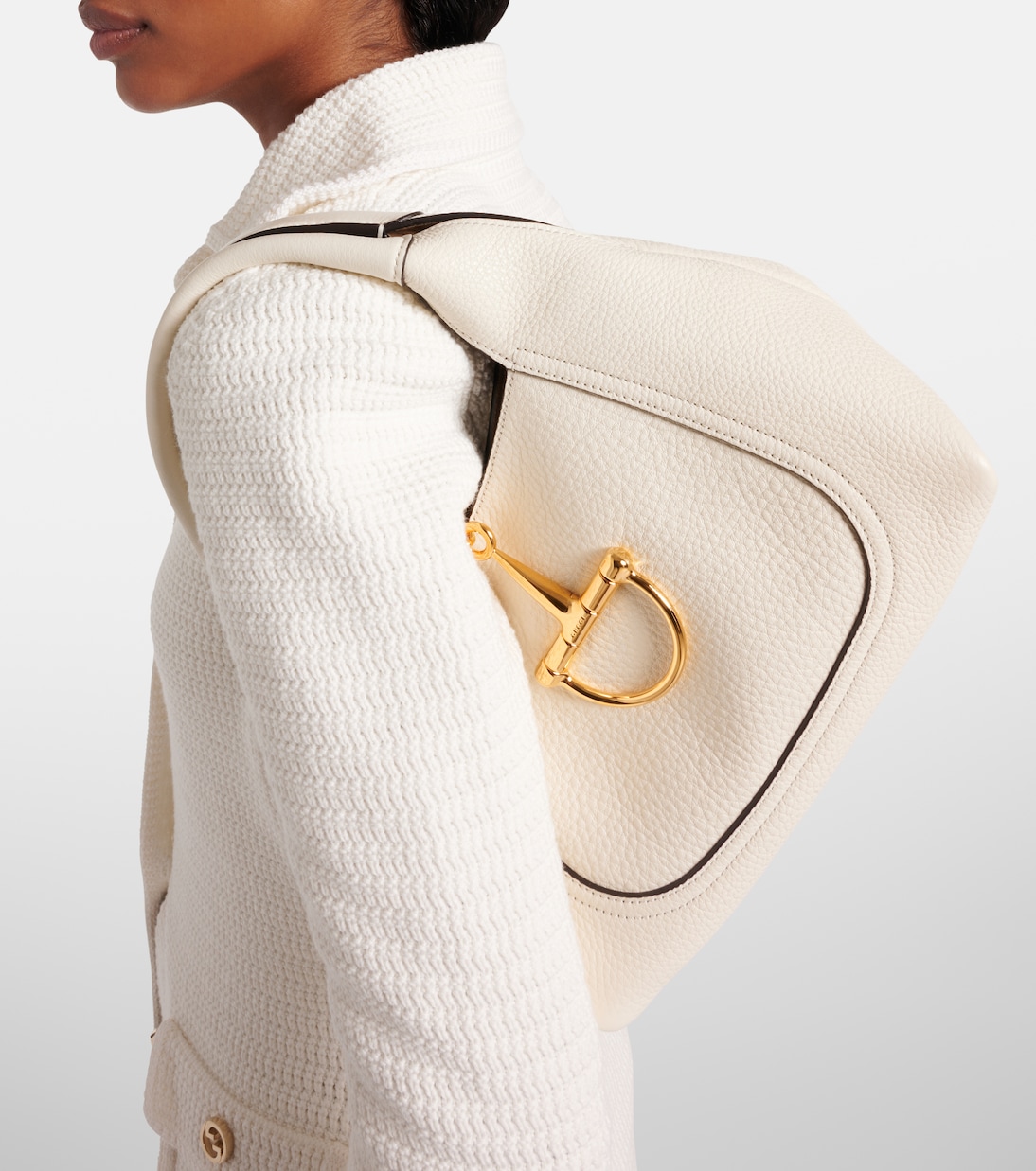 Borsa a spalla Gucci Softbit Medium in pelle | Gucci