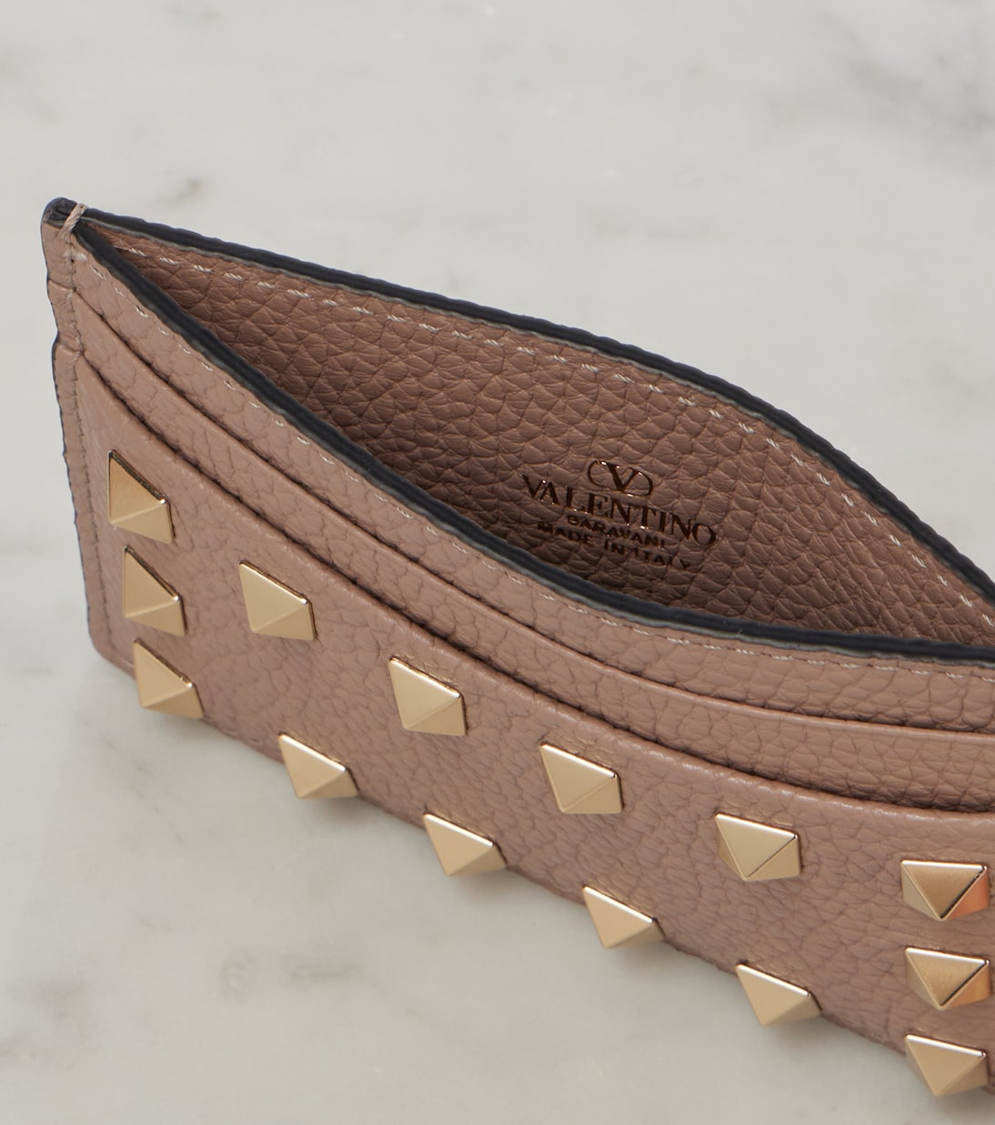 Portacarte Rockstud in pelle | Valentino Garavani