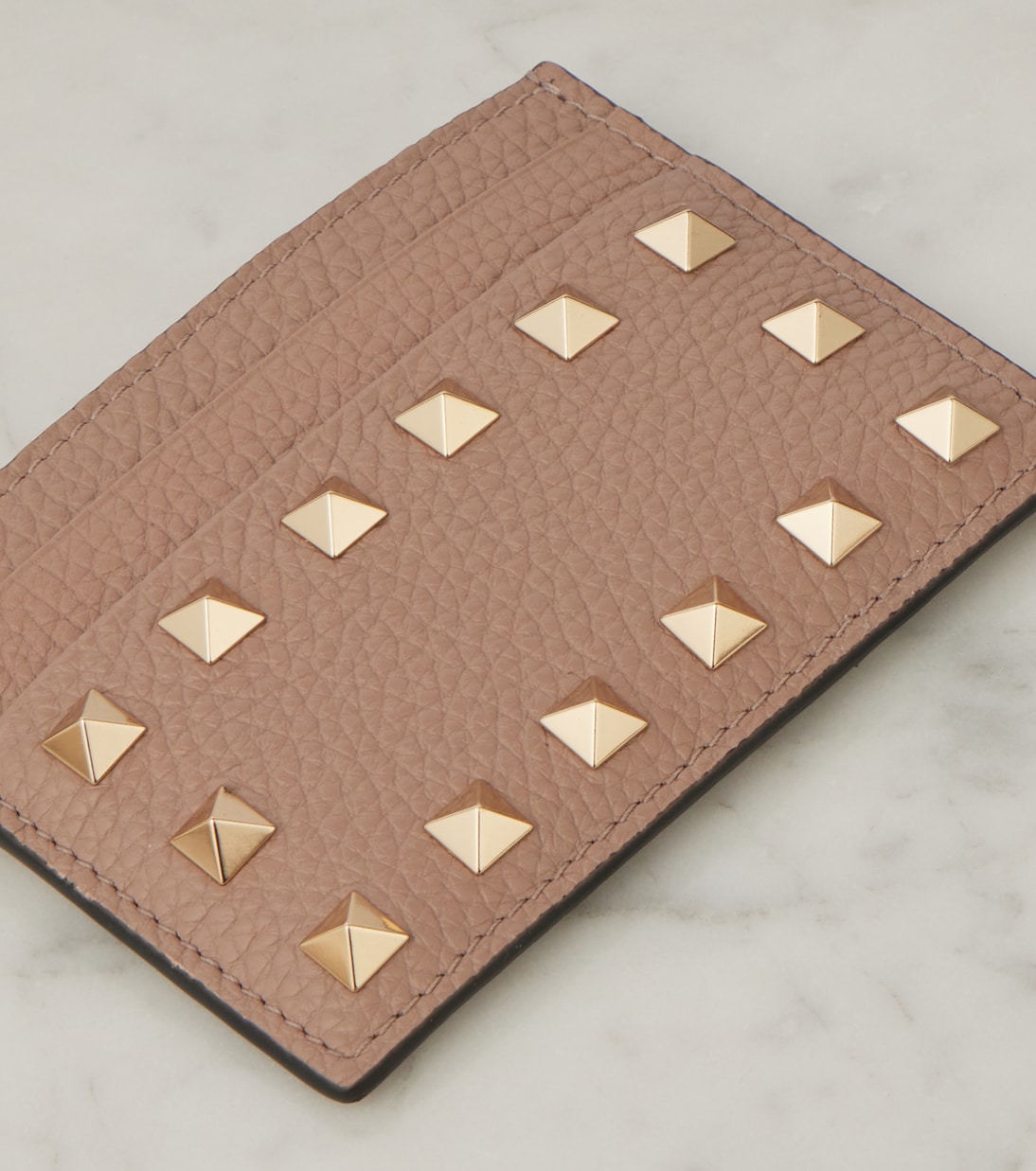 Portacarte Rockstud in pelle | Valentino Garavani