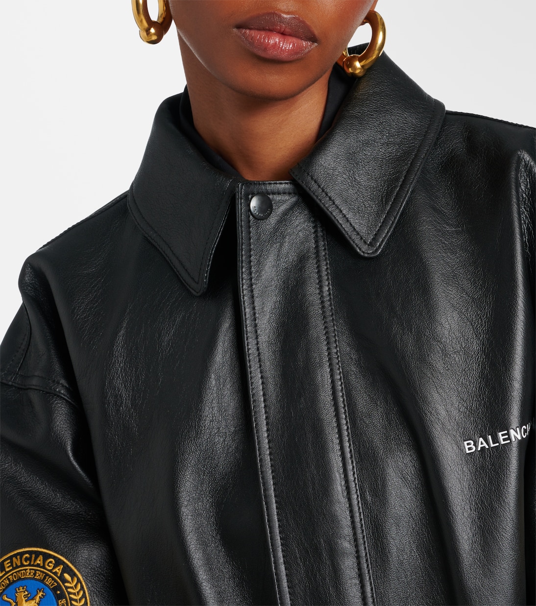 Taxi leather jacket  | Balenciaga