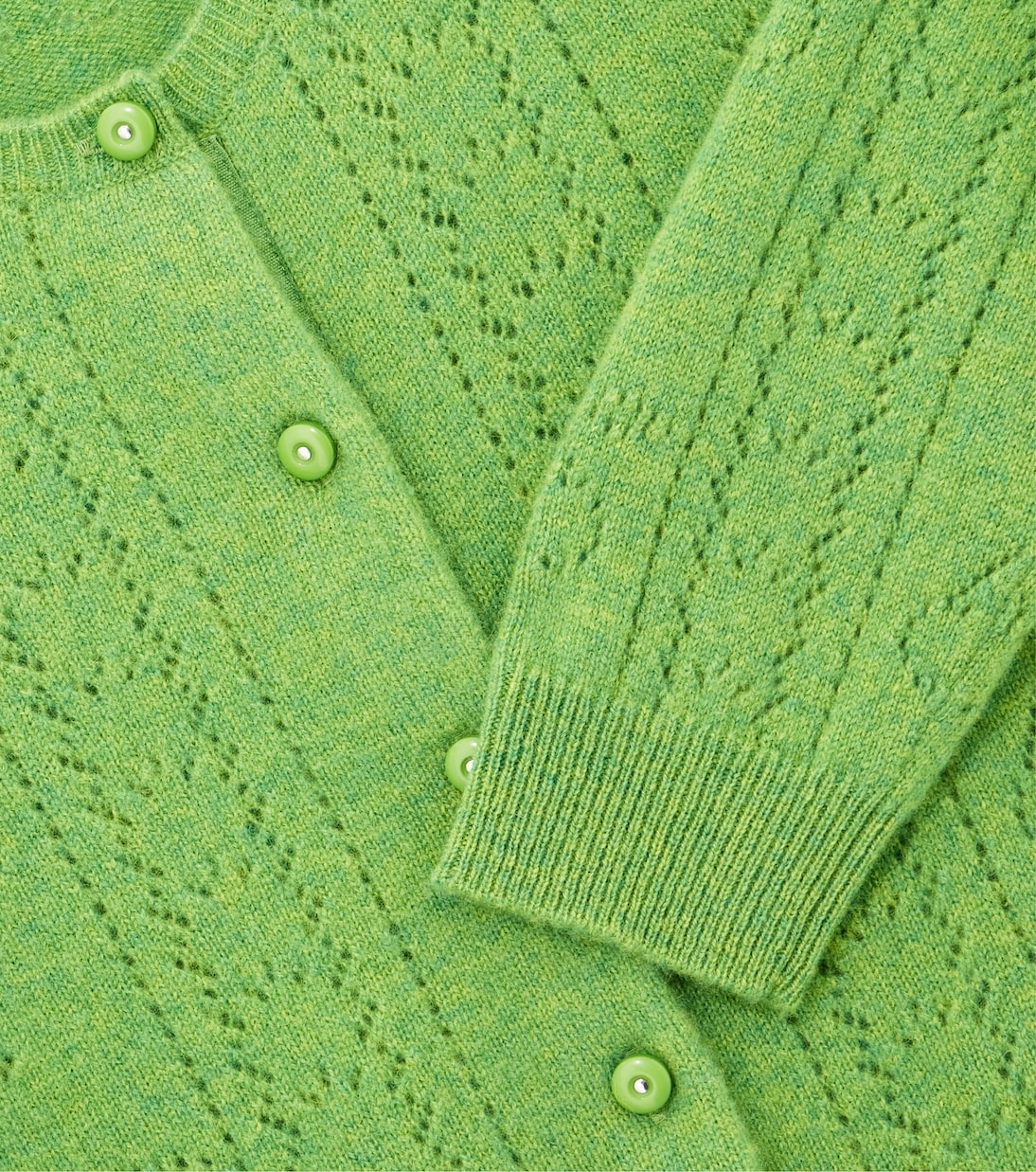 Josiane pointelle cashmere cardigan | Bonpoint