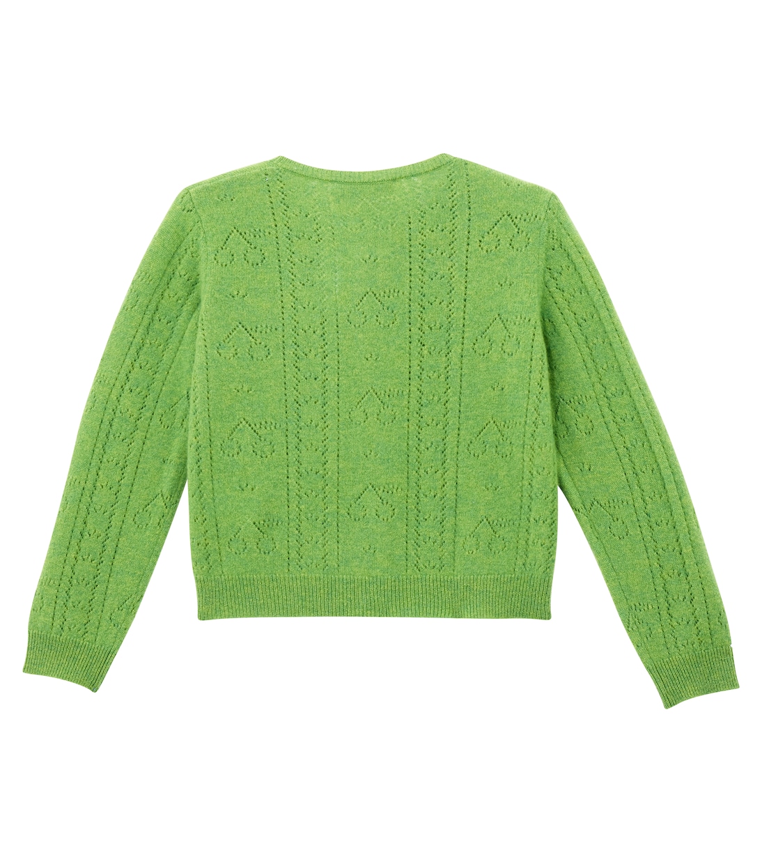 Josiane pointelle cashmere cardigan | Bonpoint