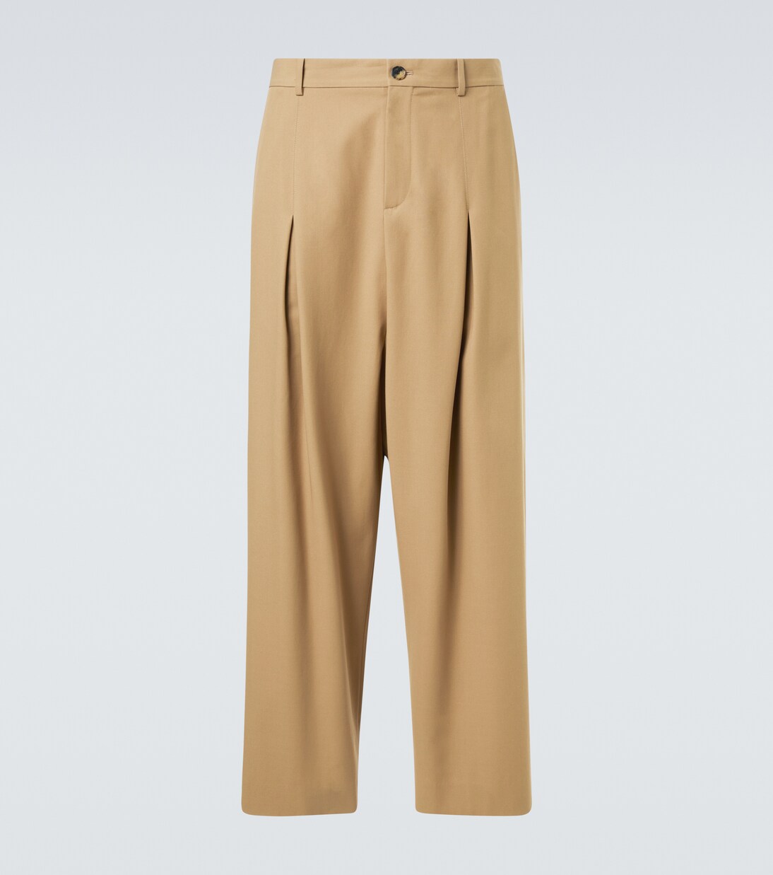 Pantalones rectos de sarga de algodón | Loewe